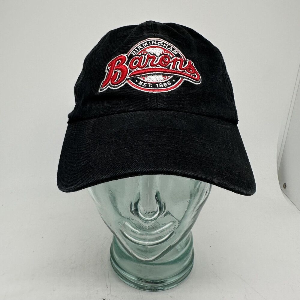 Birmingham Barons Hat Cap Strap Back Mens One Size Black MiLB Baseball 47 Brand